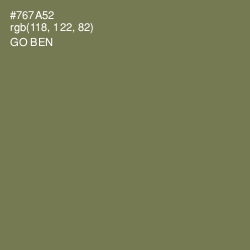 #767A52 - Go Ben Color Image