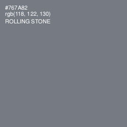 #767A82 - Rolling Stone Color Image