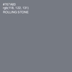 #767A83 - Rolling Stone Color Image