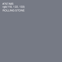 #767A85 - Rolling Stone Color Image
