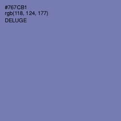 #767CB1 - Deluge Color Image