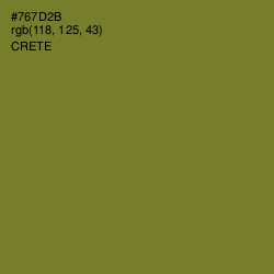 #767D2B - Crete Color Image