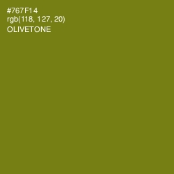 #767F14 - Olivetone Color Image