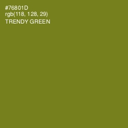 #76801D - Trendy Green Color Image