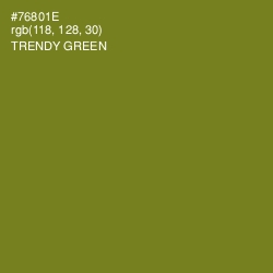 #76801E - Trendy Green Color Image