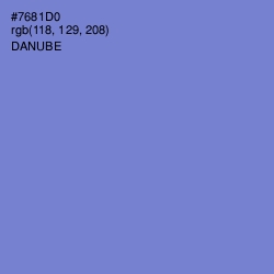 #7681D0 - Danube Color Image