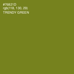 #76821D - Trendy Green Color Image