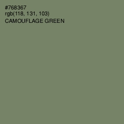 #768367 - Camouflage Green Color Image