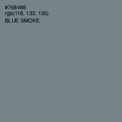 #768488 - Blue Smoke Color Image