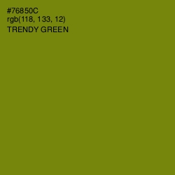 #76850C - Trendy Green Color Image