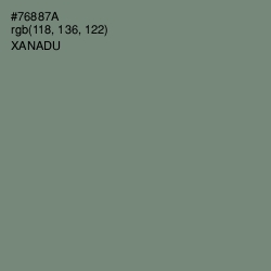 #76887A - Xanadu Color Image