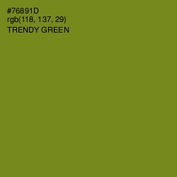 #76891D - Trendy Green Color Image