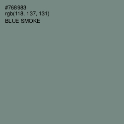 #768983 - Blue Smoke Color Image