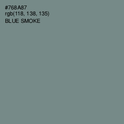 #768A87 - Blue Smoke Color Image