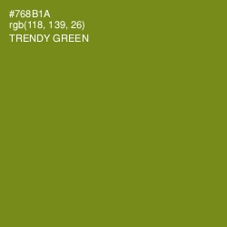 #768B1A - Trendy Green Color Image