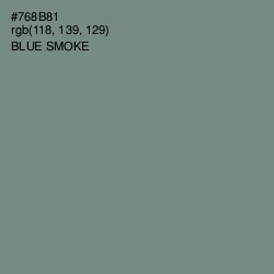 #768B81 - Blue Smoke Color Image