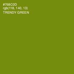 #768C0D - Trendy Green Color Image