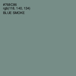 #768C86 - Blue Smoke Color Image