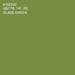 #768D42 - Glade Green Color Image