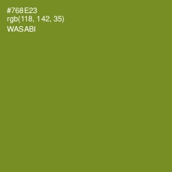 #768E23 - Wasabi Color Image