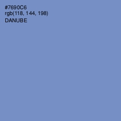#7690C6 - Danube Color Image