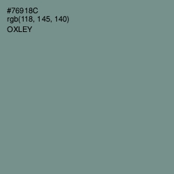 #76918C - Oxley Color Image