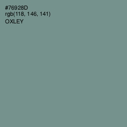 #76928D - Oxley Color Image