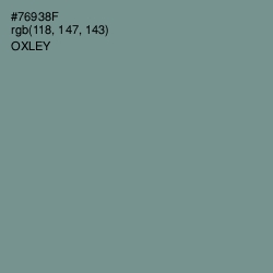 #76938F - Oxley Color Image