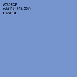 #7695CF - Danube Color Image