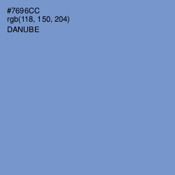 #7696CC - Danube Color Image
