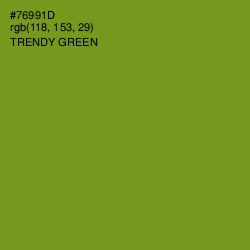 #76991D - Trendy Green Color Image