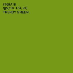 #769A18 - Trendy Green Color Image