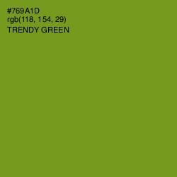 #769A1D - Trendy Green Color Image
