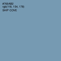 #769AB2 - Ship Cove Color Image