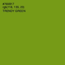 #769B17 - Trendy Green Color Image