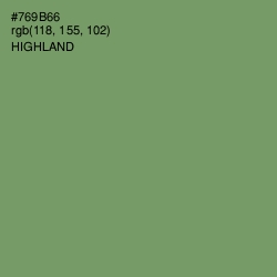 #769B66 - Highland Color Image