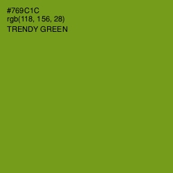#769C1C - Trendy Green Color Image