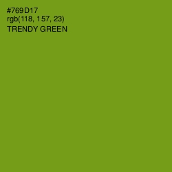 #769D17 - Trendy Green Color Image