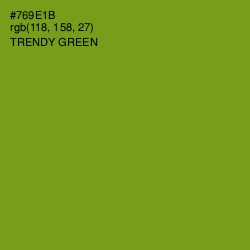 #769E1B - Trendy Green Color Image