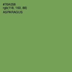 #76A058 - Asparagus Color Image