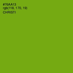 #76AA13 - Christi Color Image