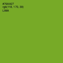 #76AA27 - Lima Color Image