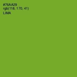 #76AA29 - Lima Color Image