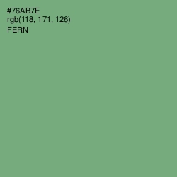 #76AB7E - Fern Color Image