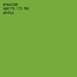 #76AC3B - Apple Color Image