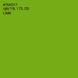 #76AD17 - Lima Color Image