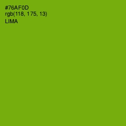 #76AF0D - Lima Color Image