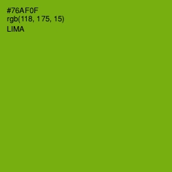 #76AF0F - Lima Color Image