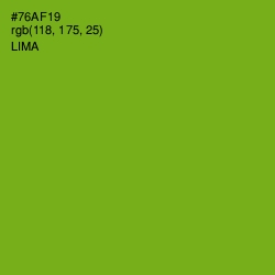 #76AF19 - Lima Color Image