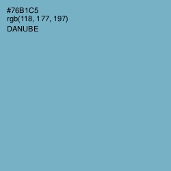 #76B1C5 - Danube Color Image